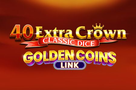 40 Extra Crown Classic Dice - Golden Coins Link